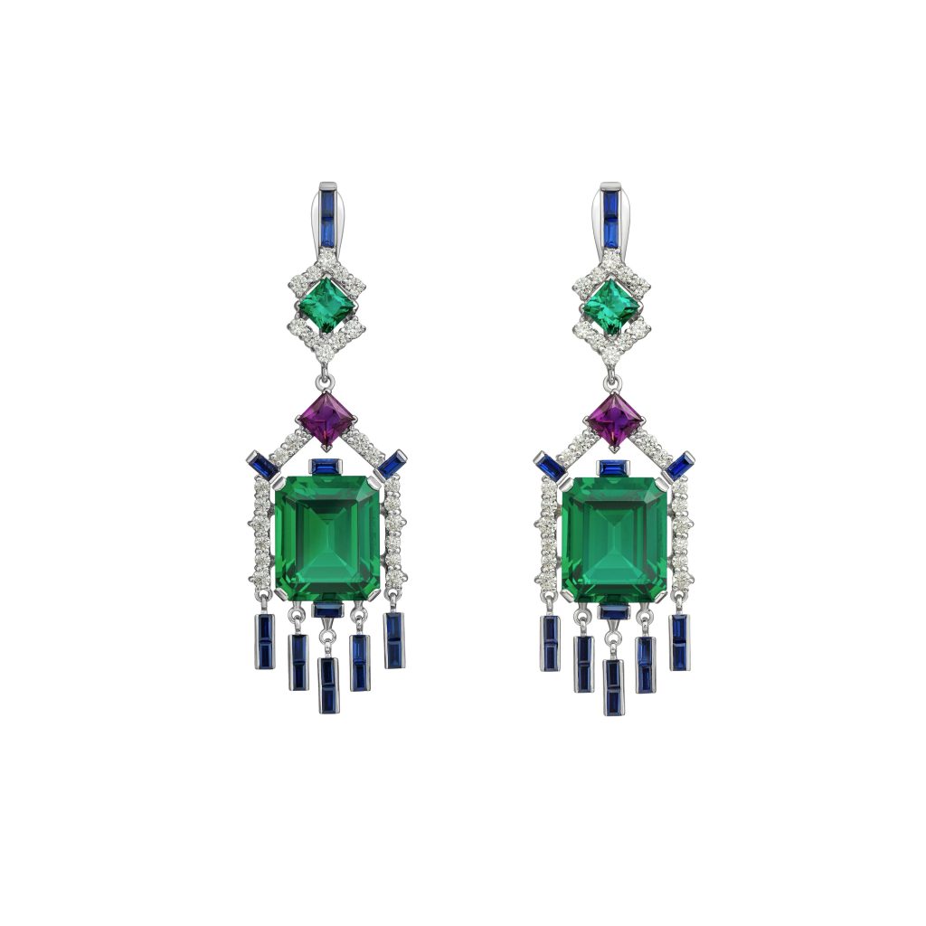 Серьги Art Deco
